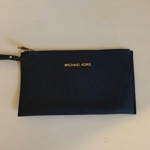 Michael Kors Leather Clutch